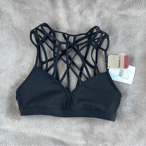 Reebok AI5467 Womens Dance Strappy Bra, S - Picture 3 of 14